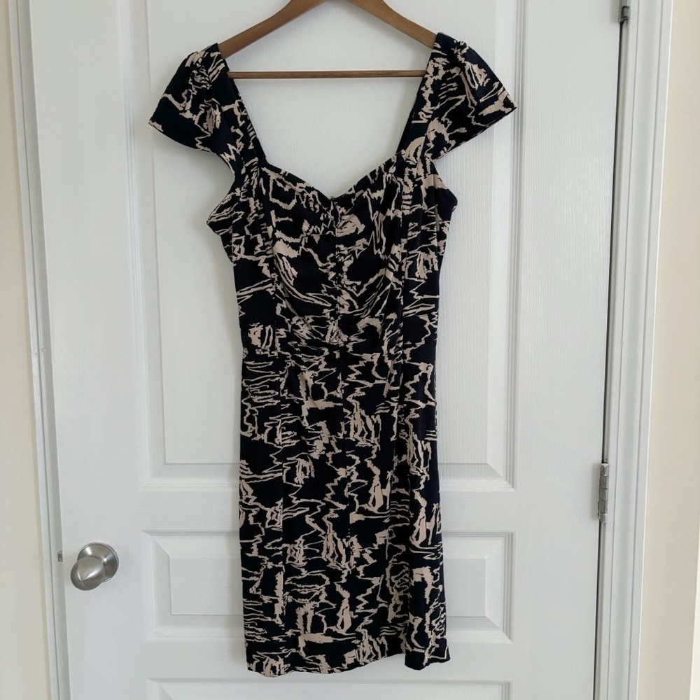Marc by Marc Jacobs Blue Ruched Knit Dress Small Workwear